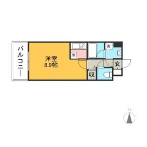 地下鉄空港線 大濠公園駅 徒歩7分 11階建 築28年の間取り写真