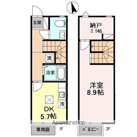 CasaJR箱崎 A棟の間取り写真