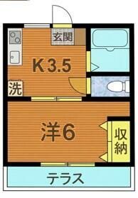 ポニート東小金井の間取り写真