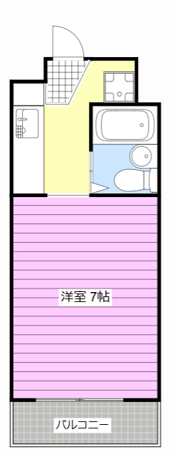 カモエKマンションの間取り写真