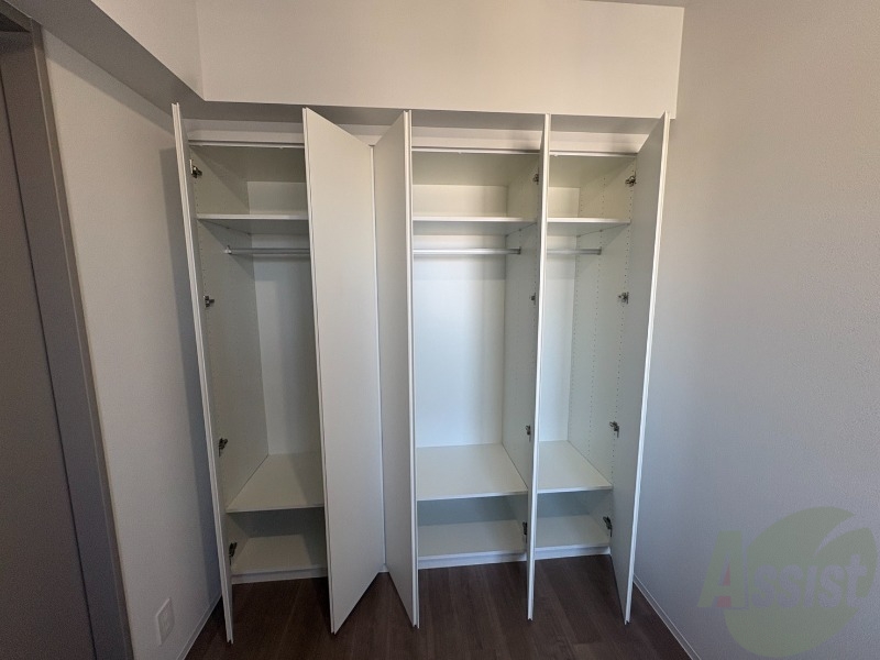 収納　収納もバッチリあるのでお部屋が片付きますよ！