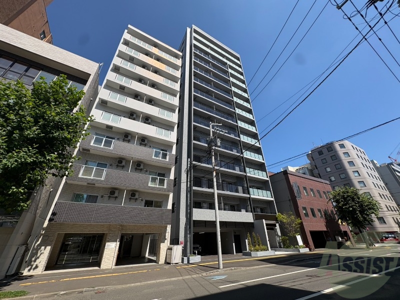 建物外観　札幌市中央区南二条西「モンドミオ札幌大通南二条」