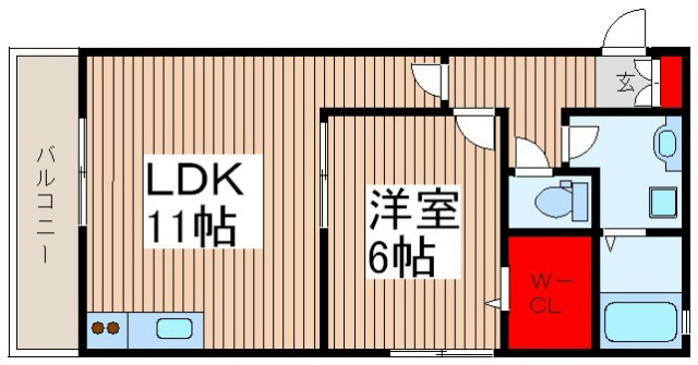 フルールさくらの間取り写真