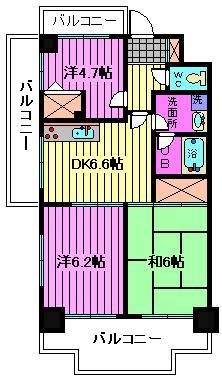 センチュリー浦和の間取り写真