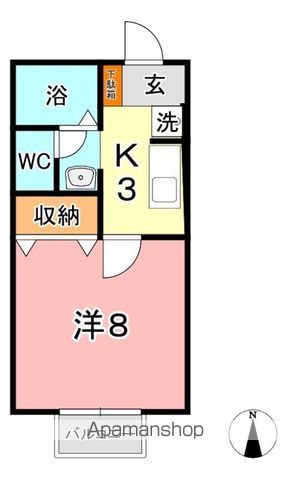 セジュールαの間取り写真