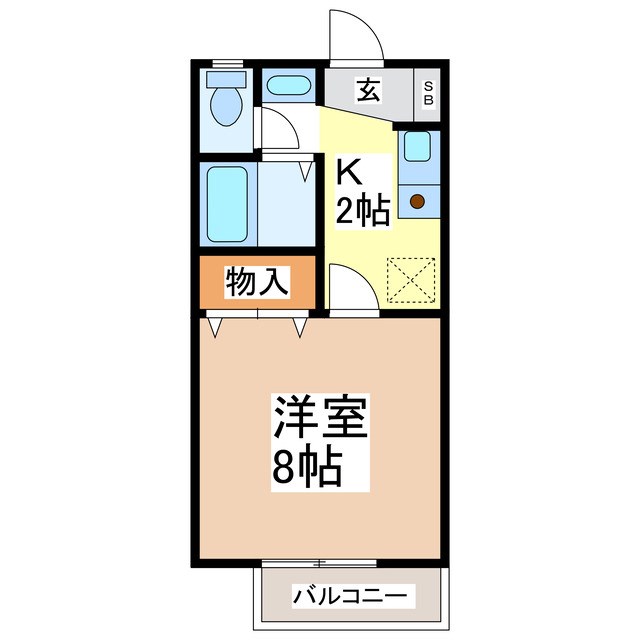 ベルスビック新井の間取り写真
