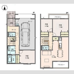 中村区城主町KODATEXPGの間取り写真