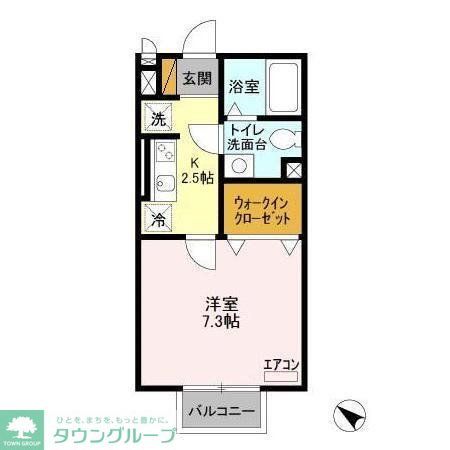 モナリエ稲荷町の間取り写真