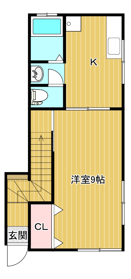 ボヌール東万代の間取り