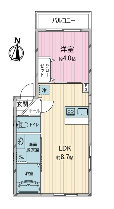 ロジュマン秋津の間取り写真