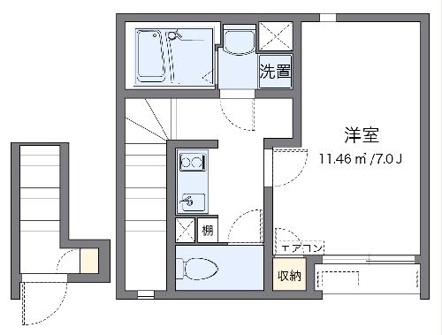 クレイノみねの間取り