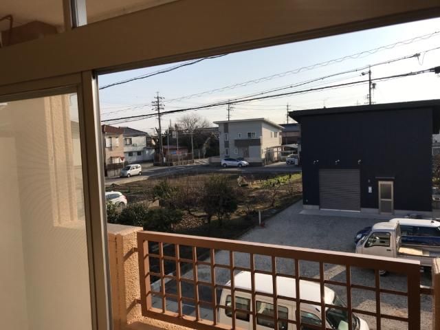 【北名古屋市薬師寺のアパートの眺望】