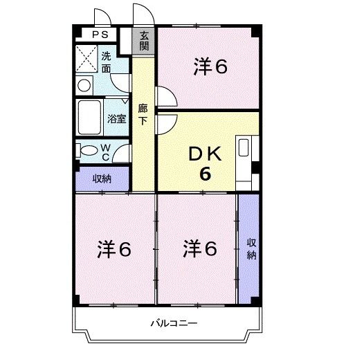 裾野市茶畑のマンションの間取り