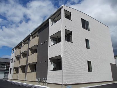 姫路市北平野のアパートの建物外観