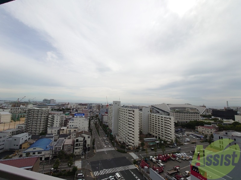 【神戸市兵庫区御崎本町のマンションの眺望】