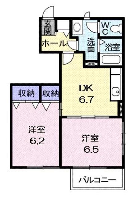 ファミールIIの間取り