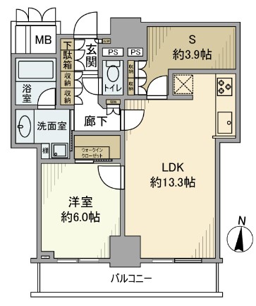 品川タワーフェイスの間取り