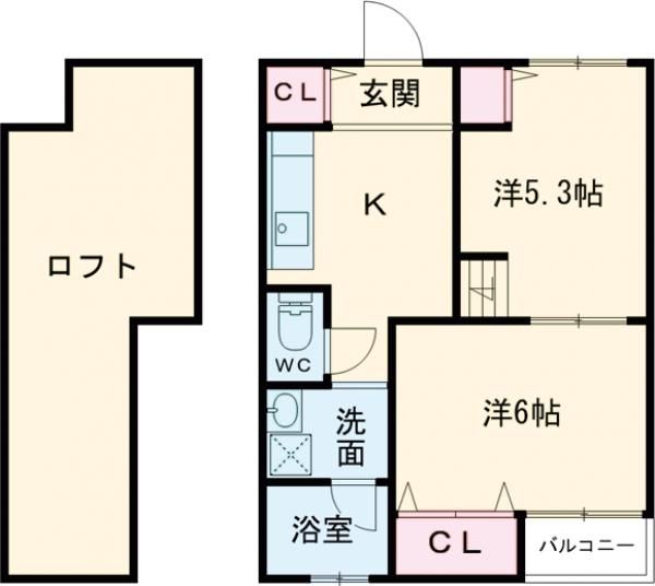 グランビア富木駅前の間取り