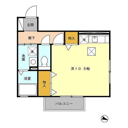 ビジュービスタ　III棟の間取り