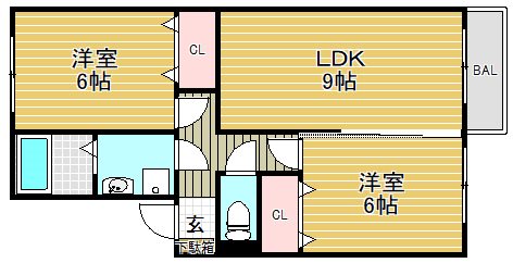 セレージュの間取り