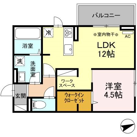 D-ROOMやはたの間取り