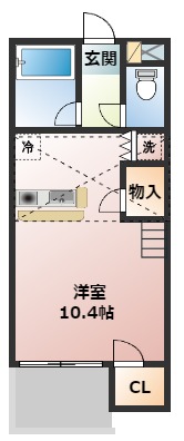 セザンヌ原町 4の間取り