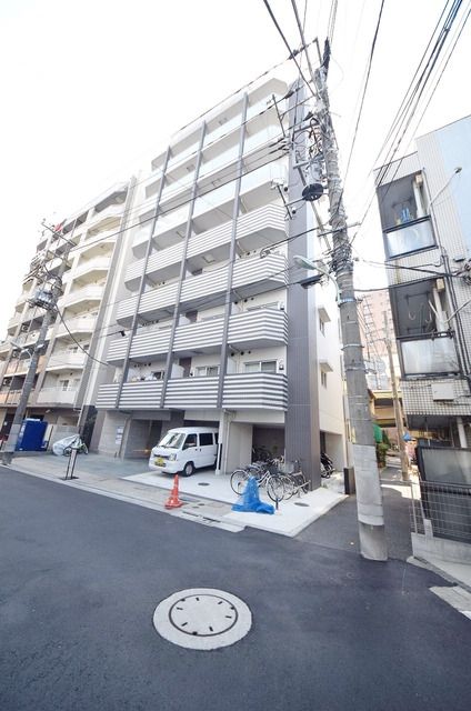 板橋区清水町のマンションの建物外観