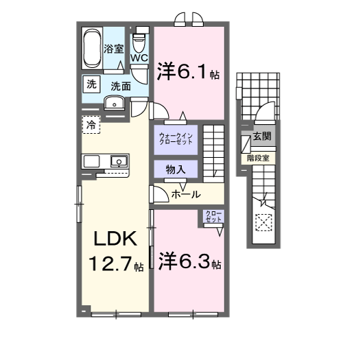 ペリエール　Iの間取り