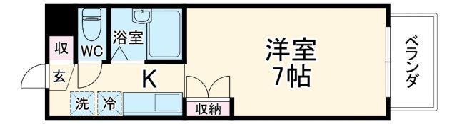 京都市中京区壬生西大竹町のマンションの間取り