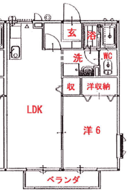 【アムールの間取り】