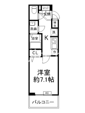 ヴィラ四条大宮の間取り