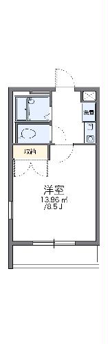 レオパレス柏原の間取り