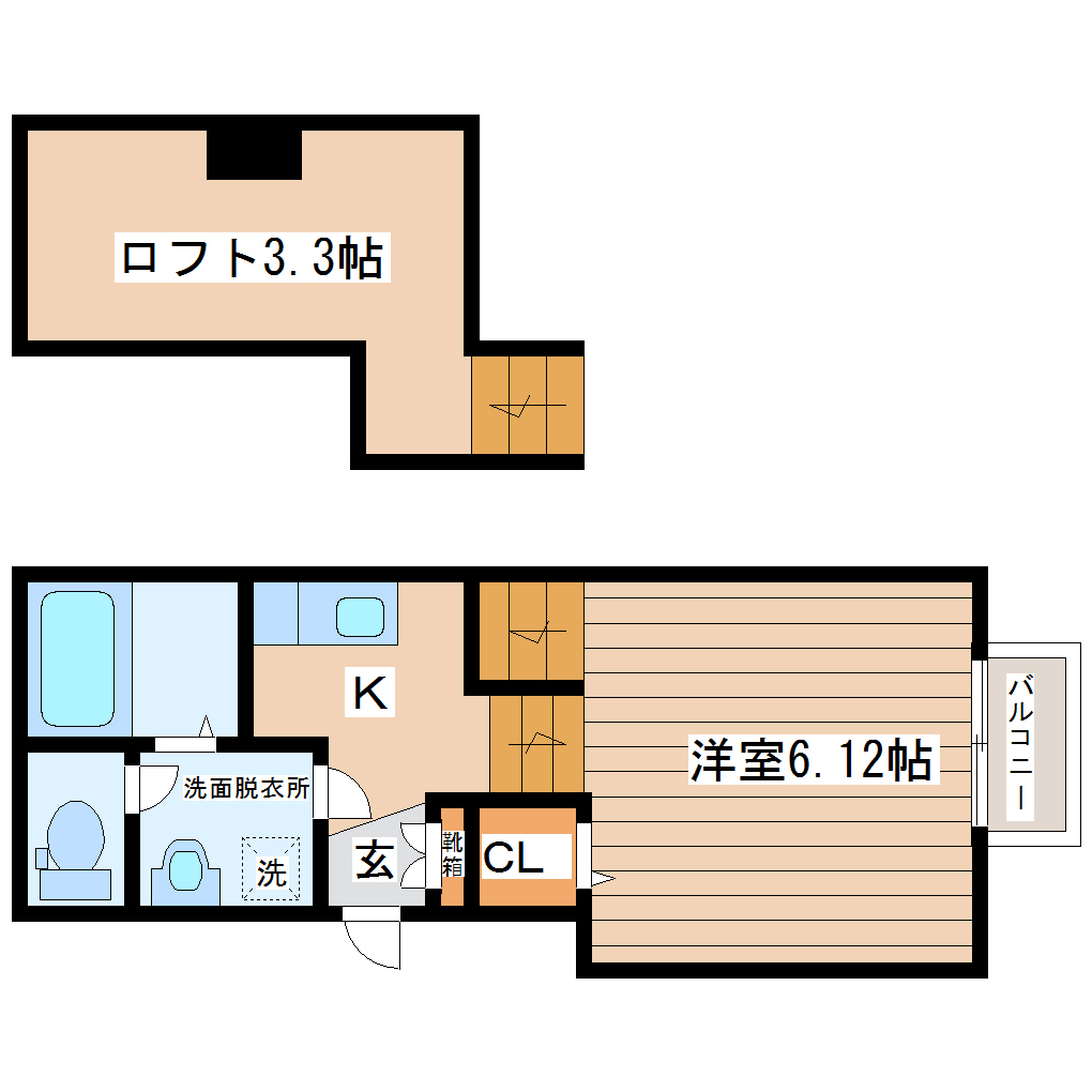 ザ・ソレイユ八木山IIの間取り