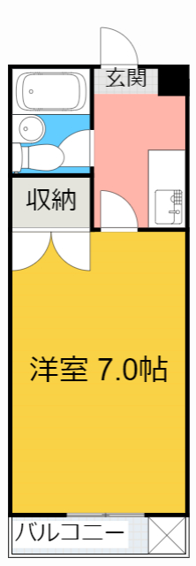 刈谷市末広町のマンションの間取り