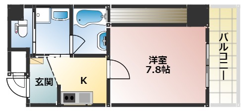 TOYOTOMI STAY PREMIUM 長橋の間取り