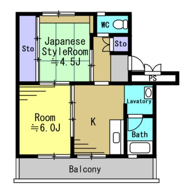 花巻市石鳥谷町北寺林のマンションの間取り