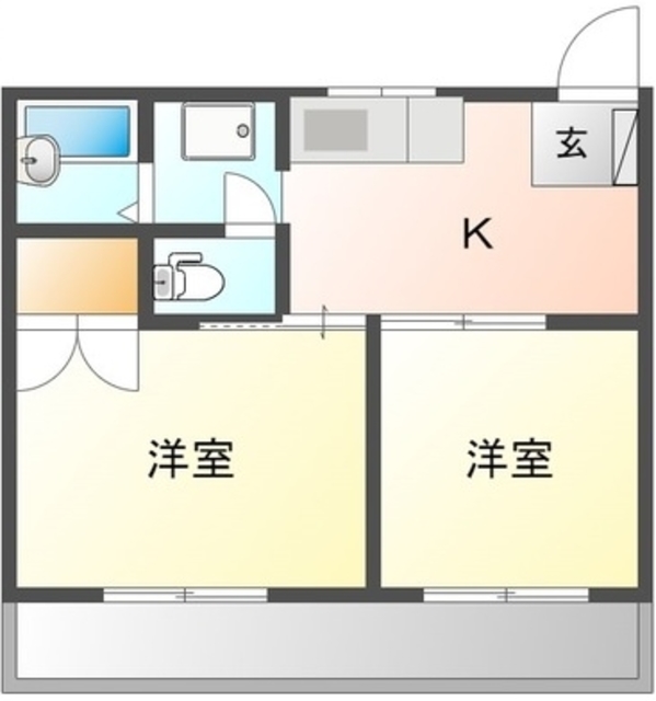 ラピス等々力の間取り