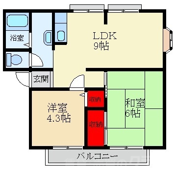 サンビレッジ太間の間取り