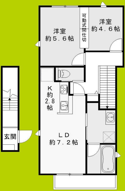 （仮）桜コートIIIの間取り