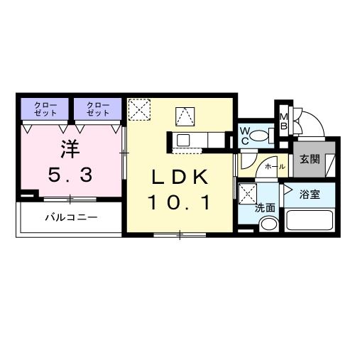 シェールの間取り