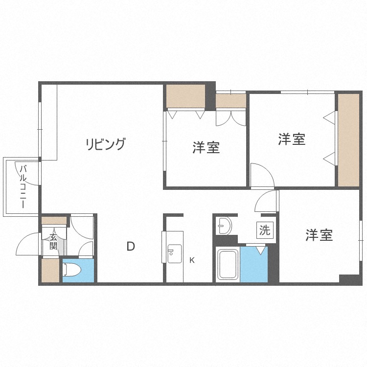 エスパシオ澄川の間取り