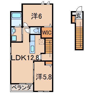 ダイヤモンドプリンセス　カレンの間取り