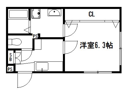 グレース西ノ京の間取り