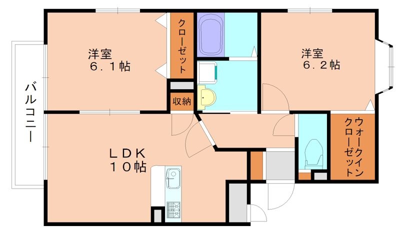 ハイルーラル3の間取り