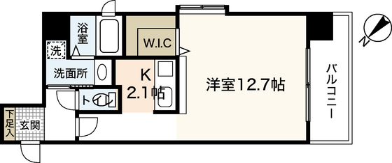 広島市中区猫屋町のマンションの間取り