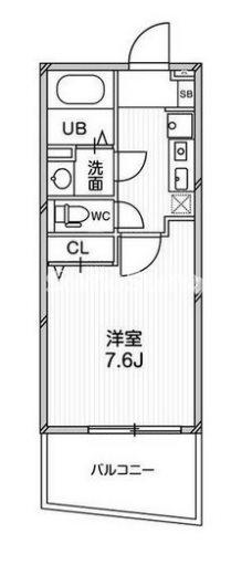 大阪市西区立売堀のマンションの間取り