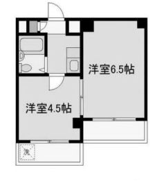 川崎市川崎区小田のマンションの間取り