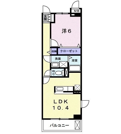 大府市柊山町のマンションの間取り