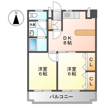 ガーデンコート新栄の間取り