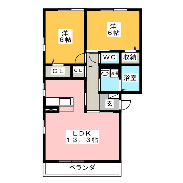 オッツ金屋元町の間取り